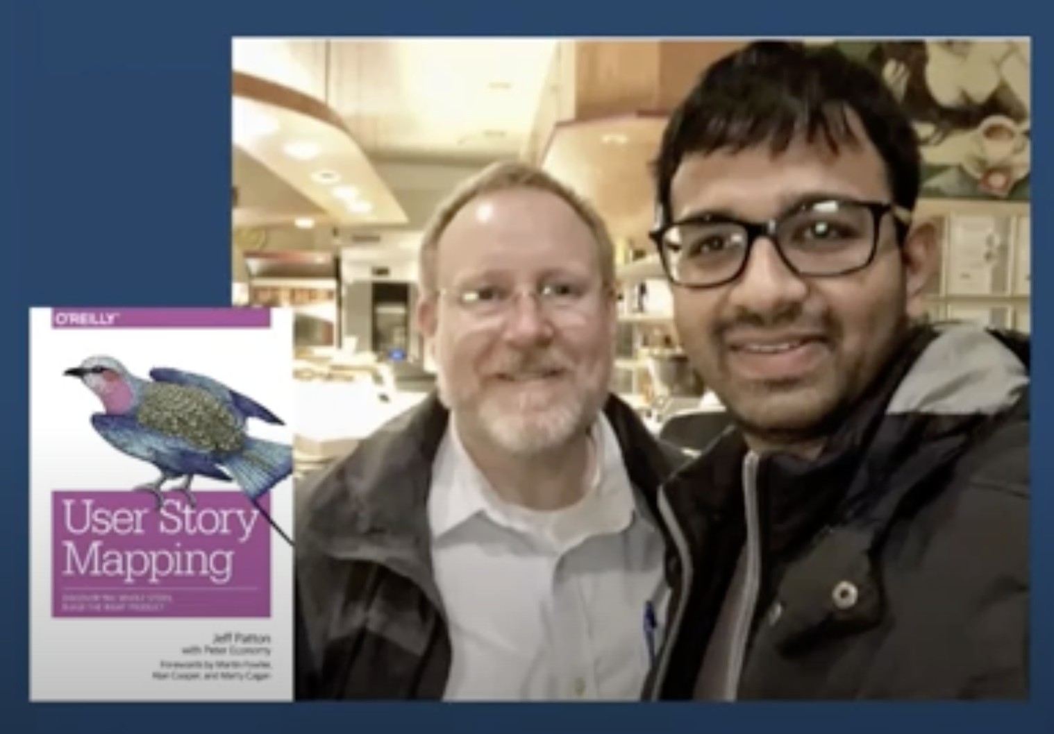 Anil with Jeff Patton in Berlin